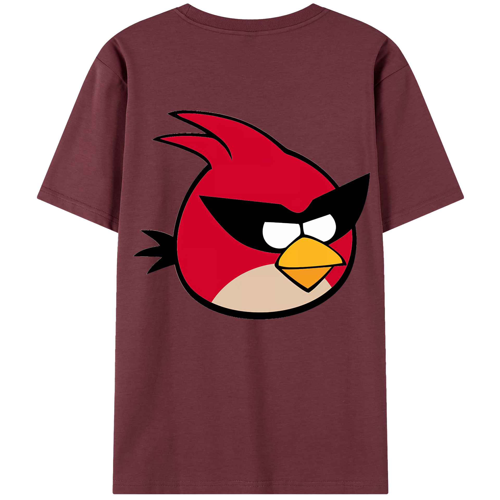 （画像用） Angry Birds アングリーバード 綿100％半袖Tシャツ（背面プリント）